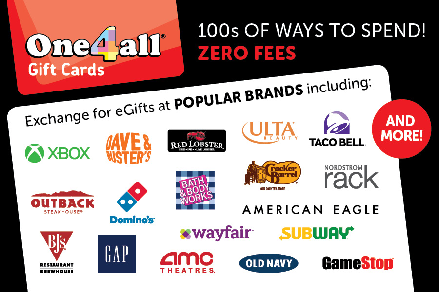 one4all gift card usa