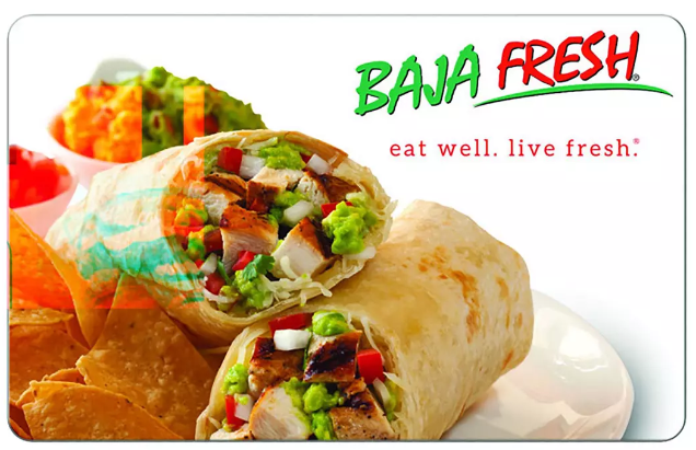 Baja Fresh gift card