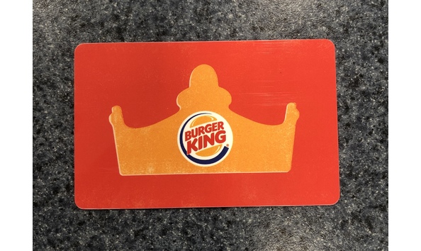 Buger King gift card
