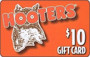 HOOTERS gift card