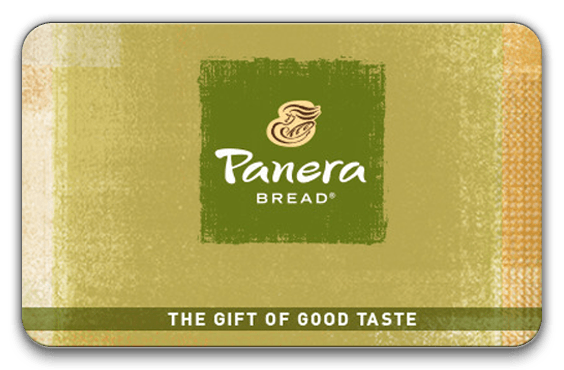 Panera Bread gift card