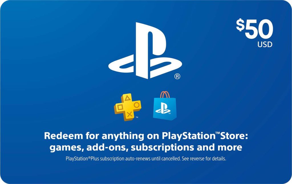 Playstation Network gift card