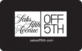 Saks Off 5th gift card